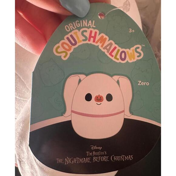 Squishmallows Disney Nightmare Before Christmas Zero – 12” Plush (NWT) - Picture 2 of 2